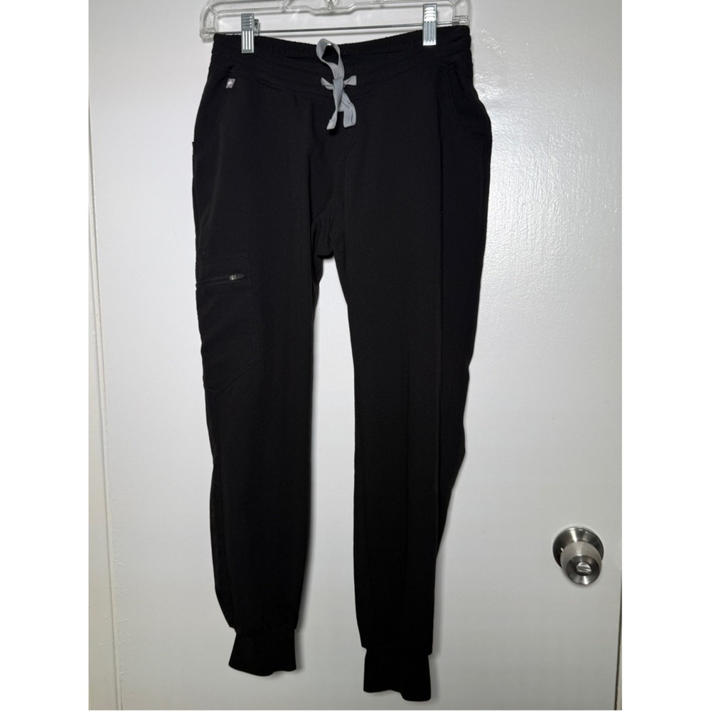 FIGS Womens X-Small Black Drawstring Jogger Pants Scrubs